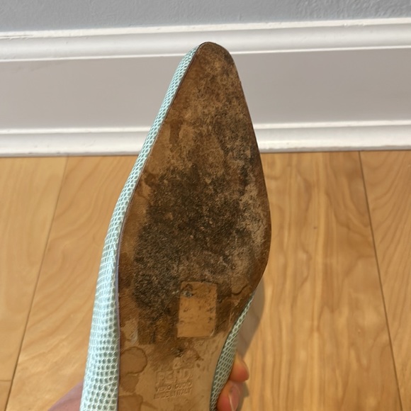 FENDI snake buckle leather loafers flats - Picture 6 of 11